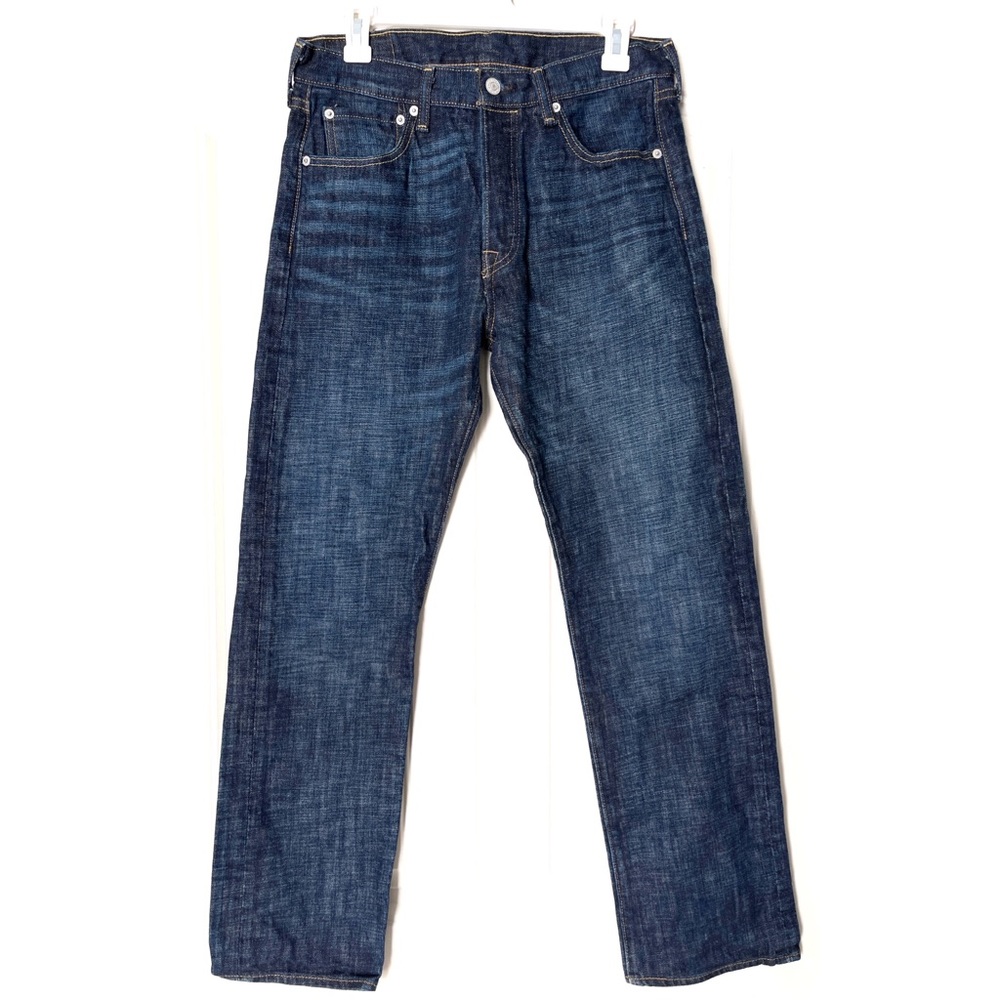 Levi’s 501 Dark Wash Men’s Blue Jeans Button Front (W31/L30)